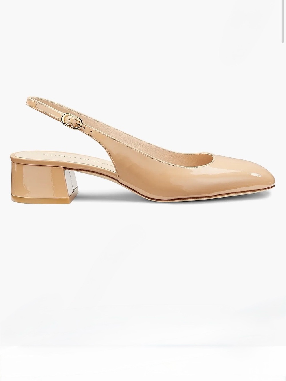 Stuart Weitzman Maeve Slingback 35 in Linen 39.5 NWT